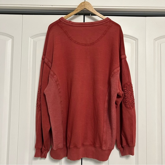 Aerie Keep It Light Crochet Crew Sweatshirt - Picture 12 of 12